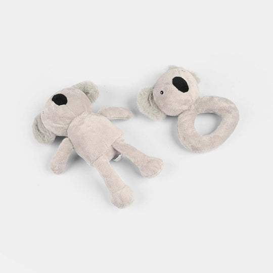 2-Piece Baby Security Blanket Toy Set