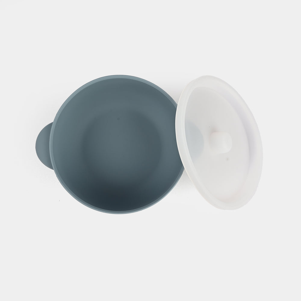 Silicone Feeding Bowl with  Spoon