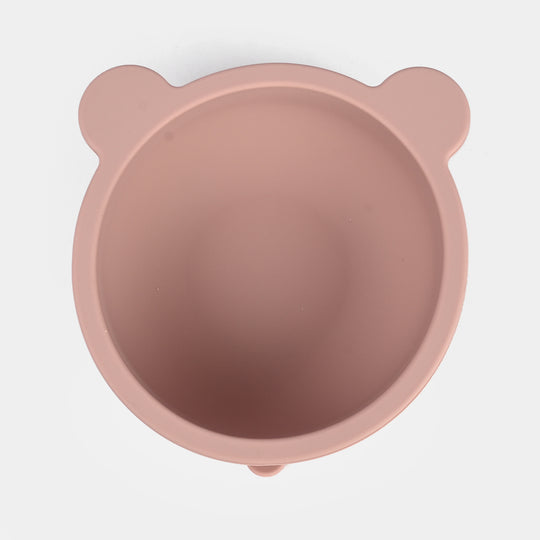 Silicone Feeding Bowl with  Spoon