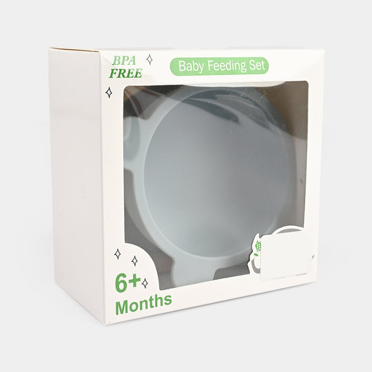 Silicone Feeding Bowl with  Spoon