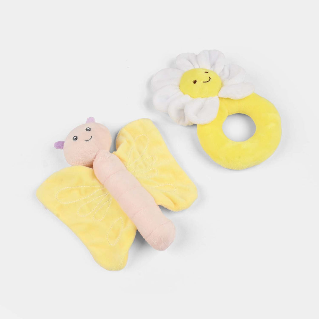 2-Piece Baby Security Blanket Toy Set