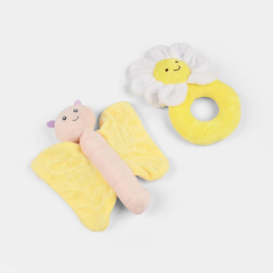 2-Piece Baby Security Blanket Toy Set
