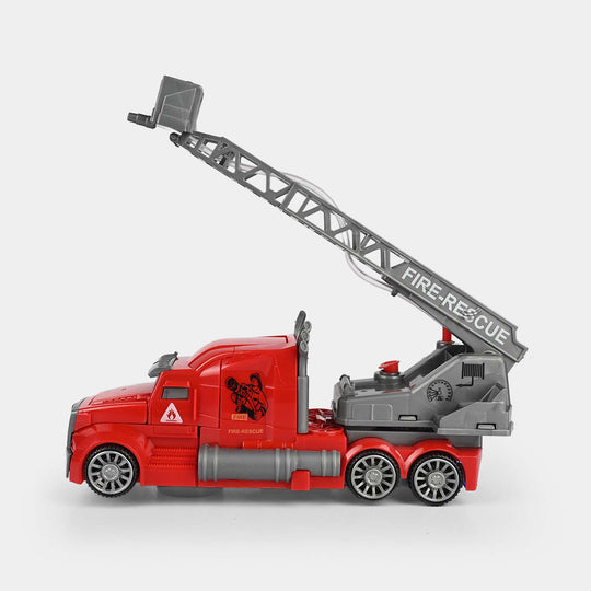 Deformation Fire Truck with Light & Sound