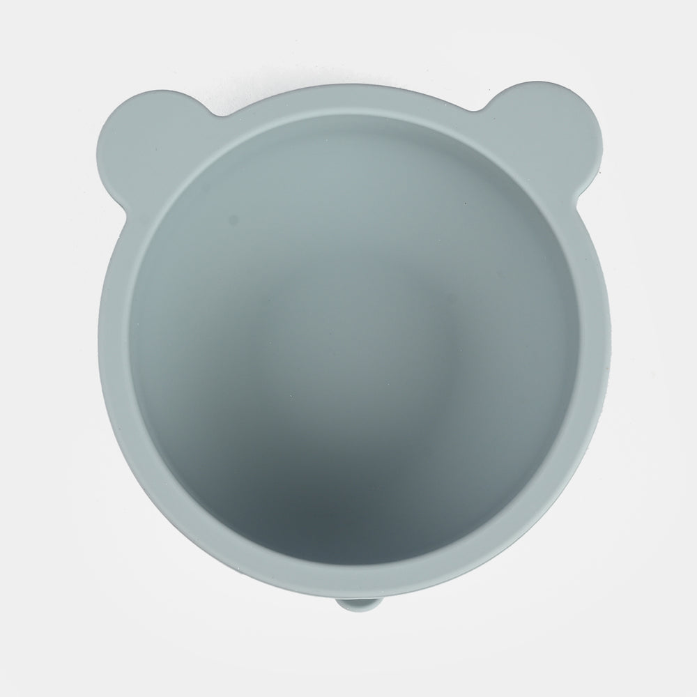 Silicone Feeding Bowl with  Spoon