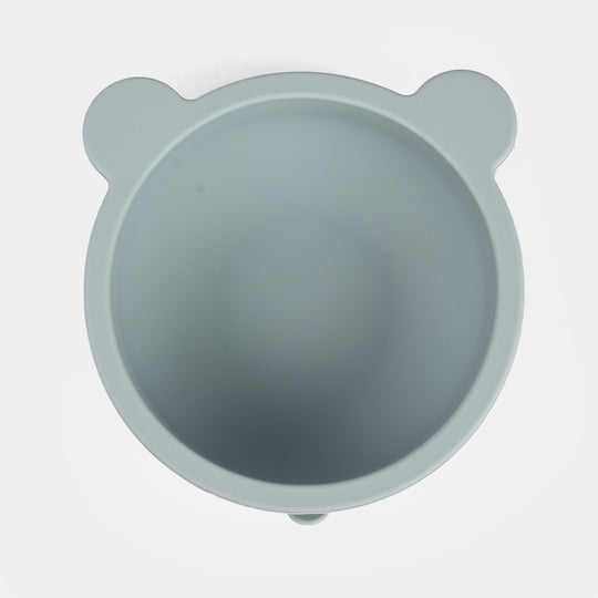 Silicone Feeding Bowl with  Spoon