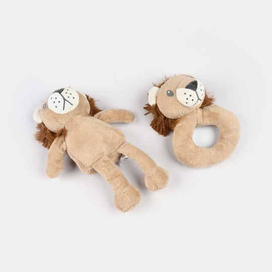 2-Piece Baby Security Blanket Toy Set