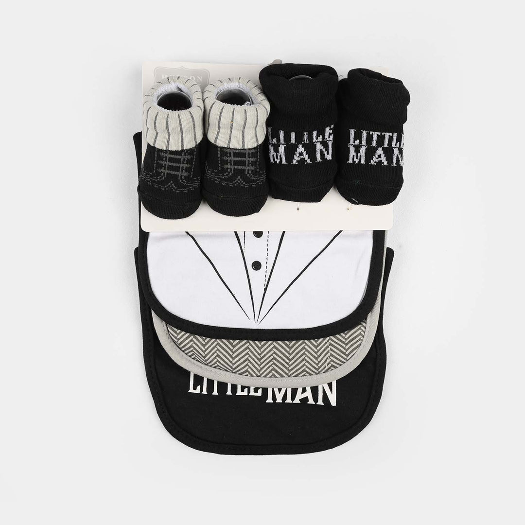 Baby Bib & Socks Set