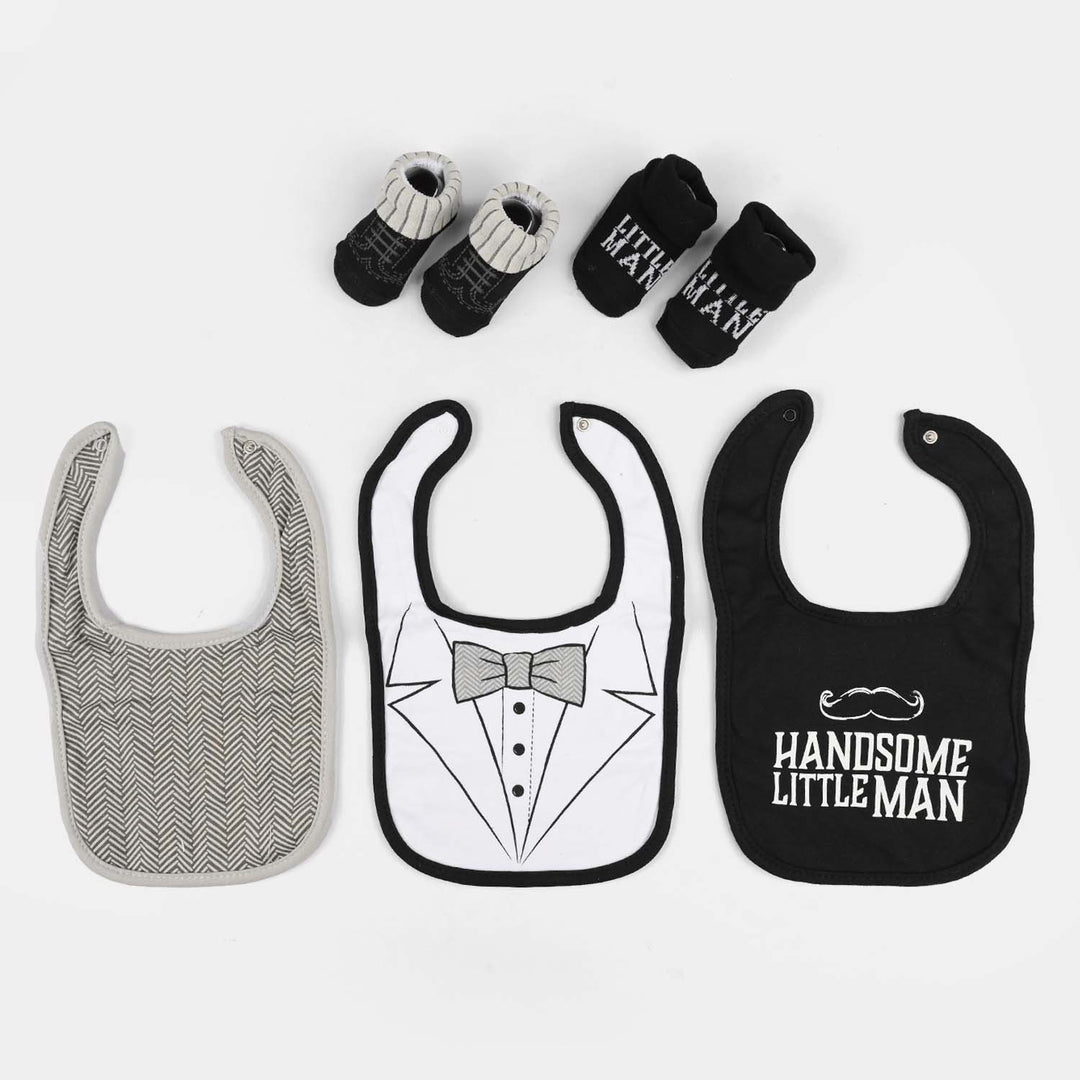 Baby Bib & Socks Set
