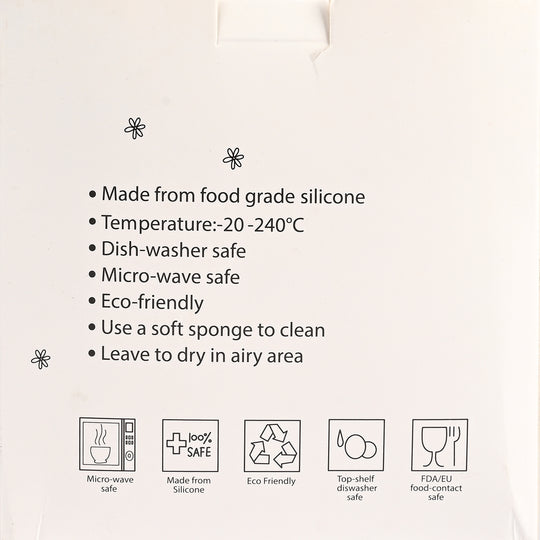 Silicone Feeding Bowl with  Spoon