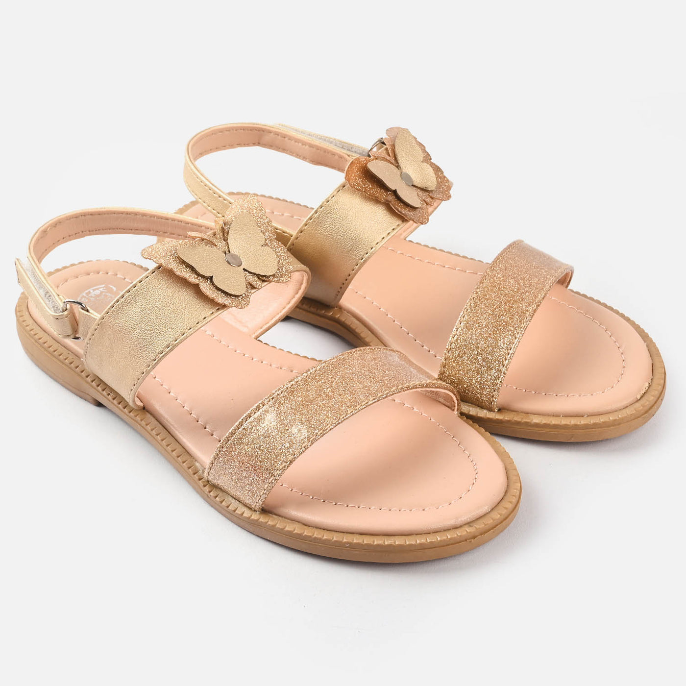 Girls Sandals 1284-Golden