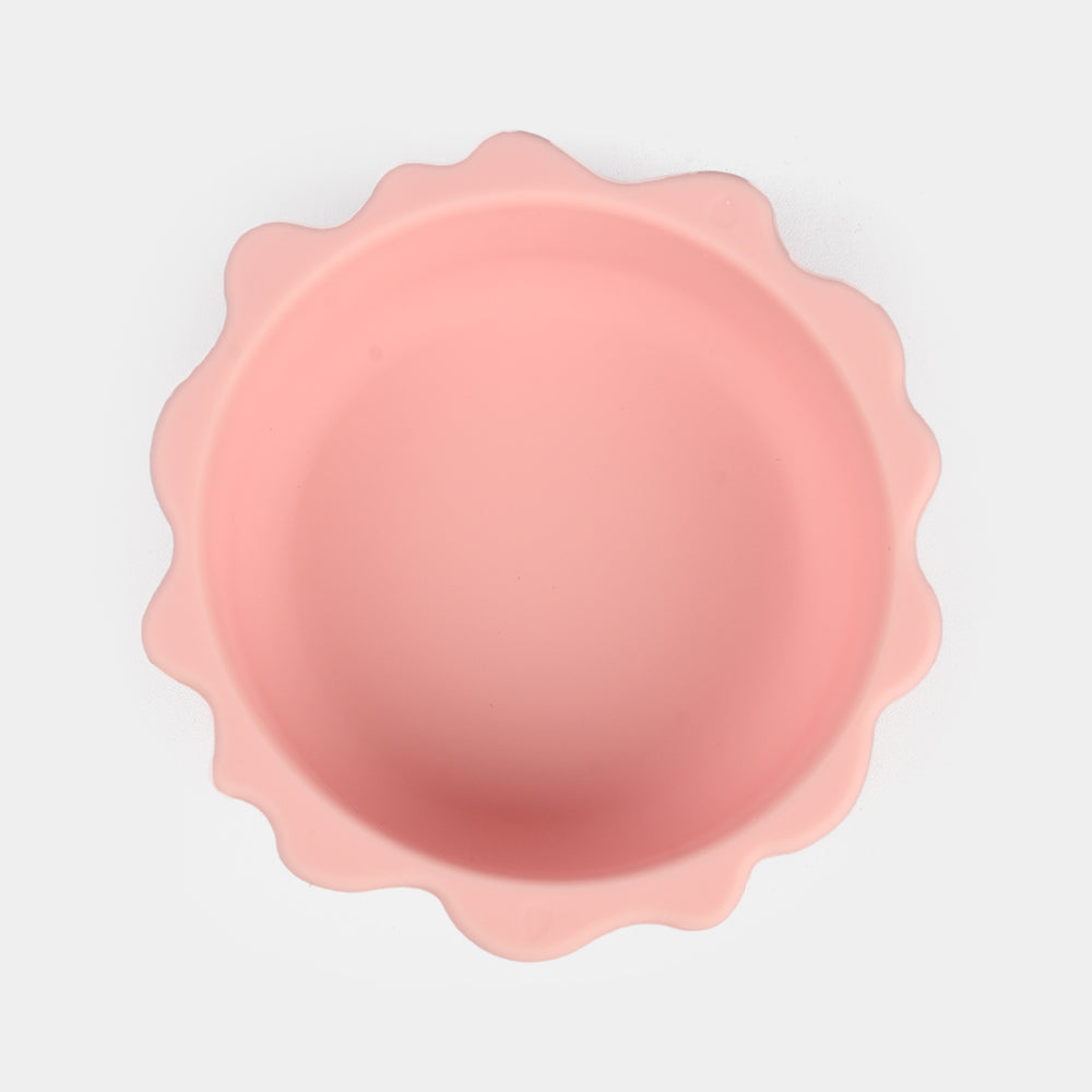 Silicone Feeding Bowl with  Spoon