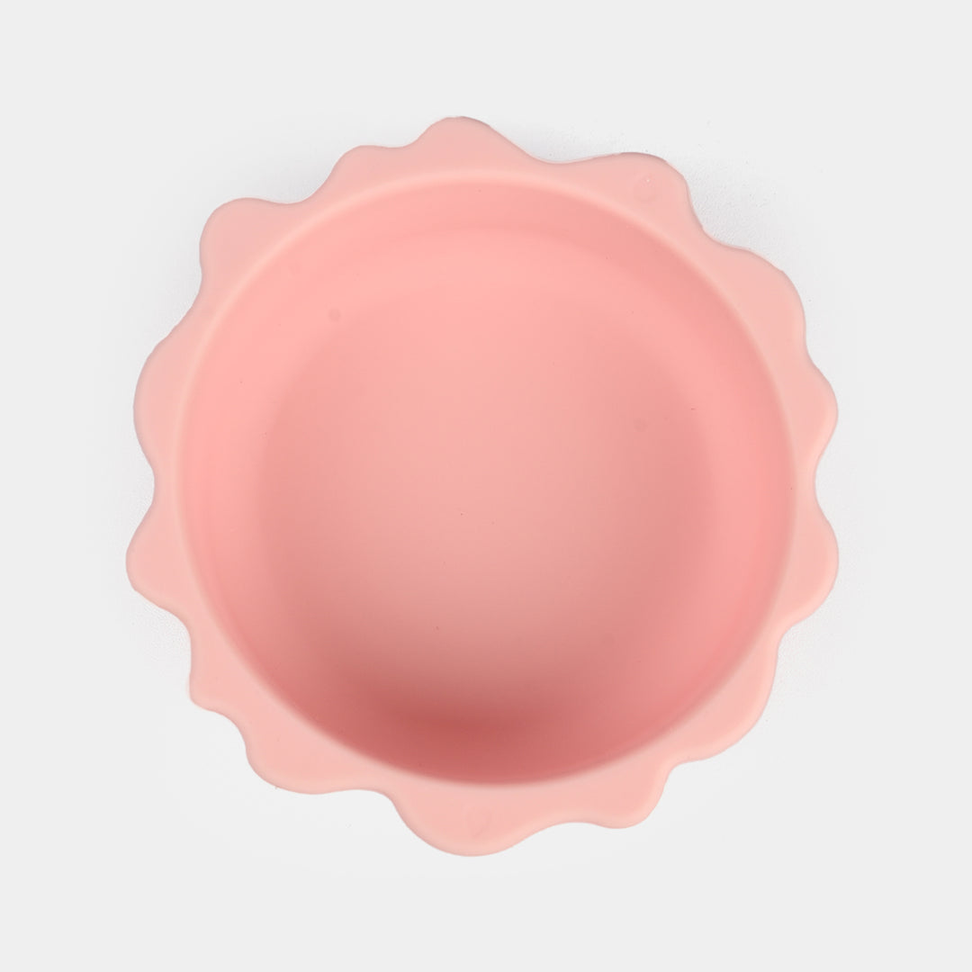 Silicone Feeding Bowl with  Spoon