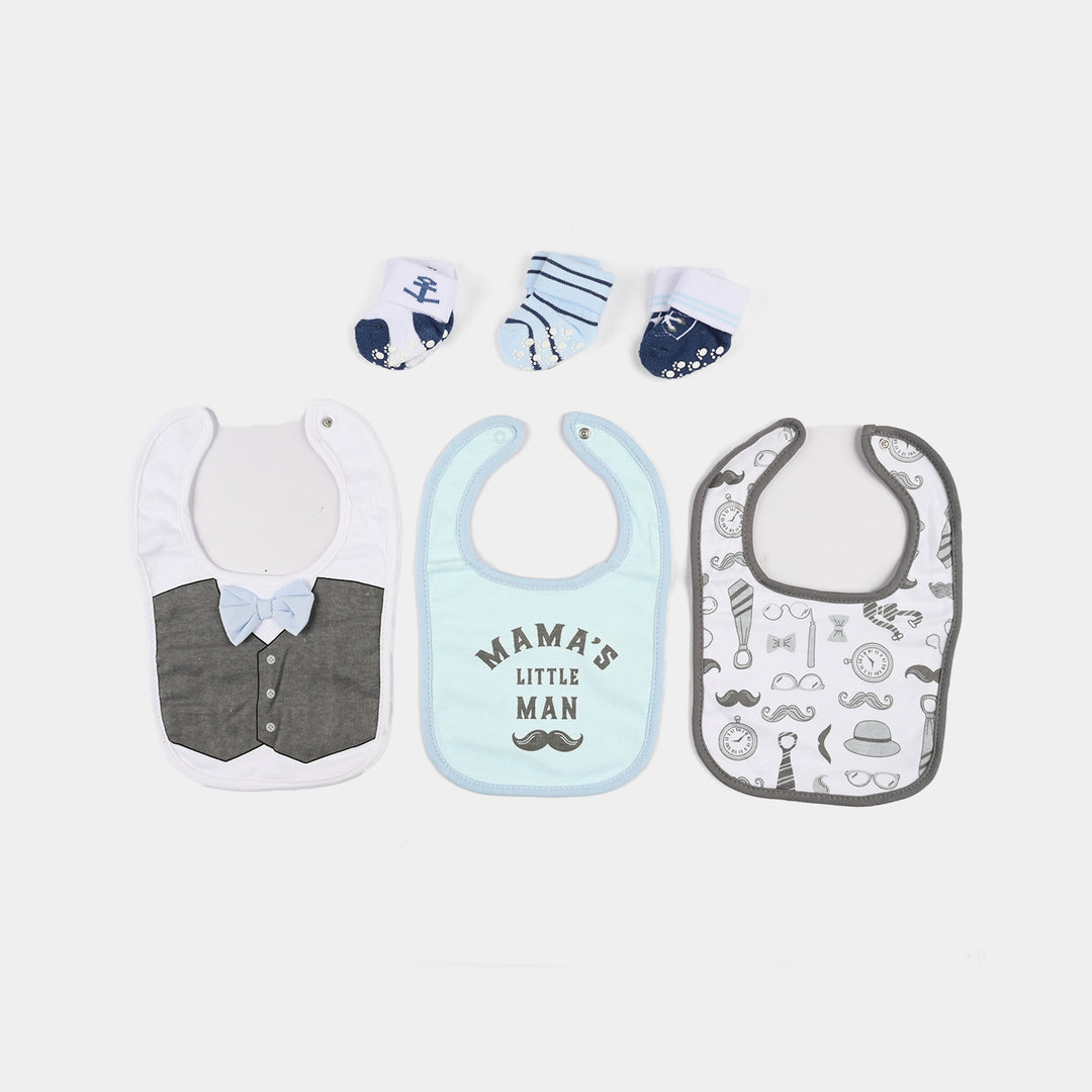 Baby Bib & Socks Set