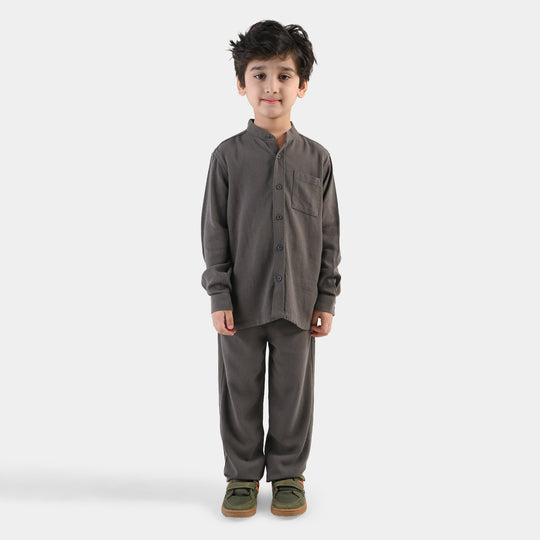 Boys Jacquard Woven Suit