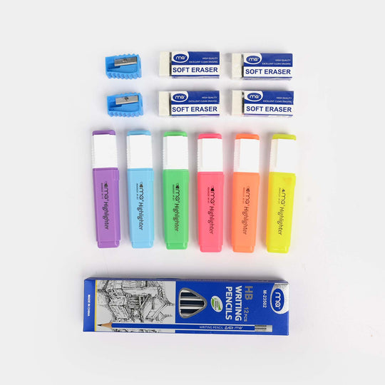 Highlighter Eraser & Sharpener Set