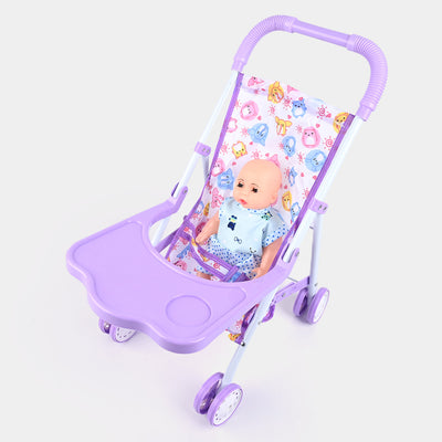 BABY STROLLER WITH BOY DOLL FOR KIDS