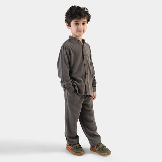 Boys Jacquard Woven Suit