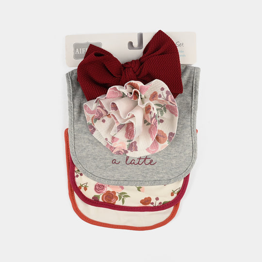 Baby Bib & Headband Set