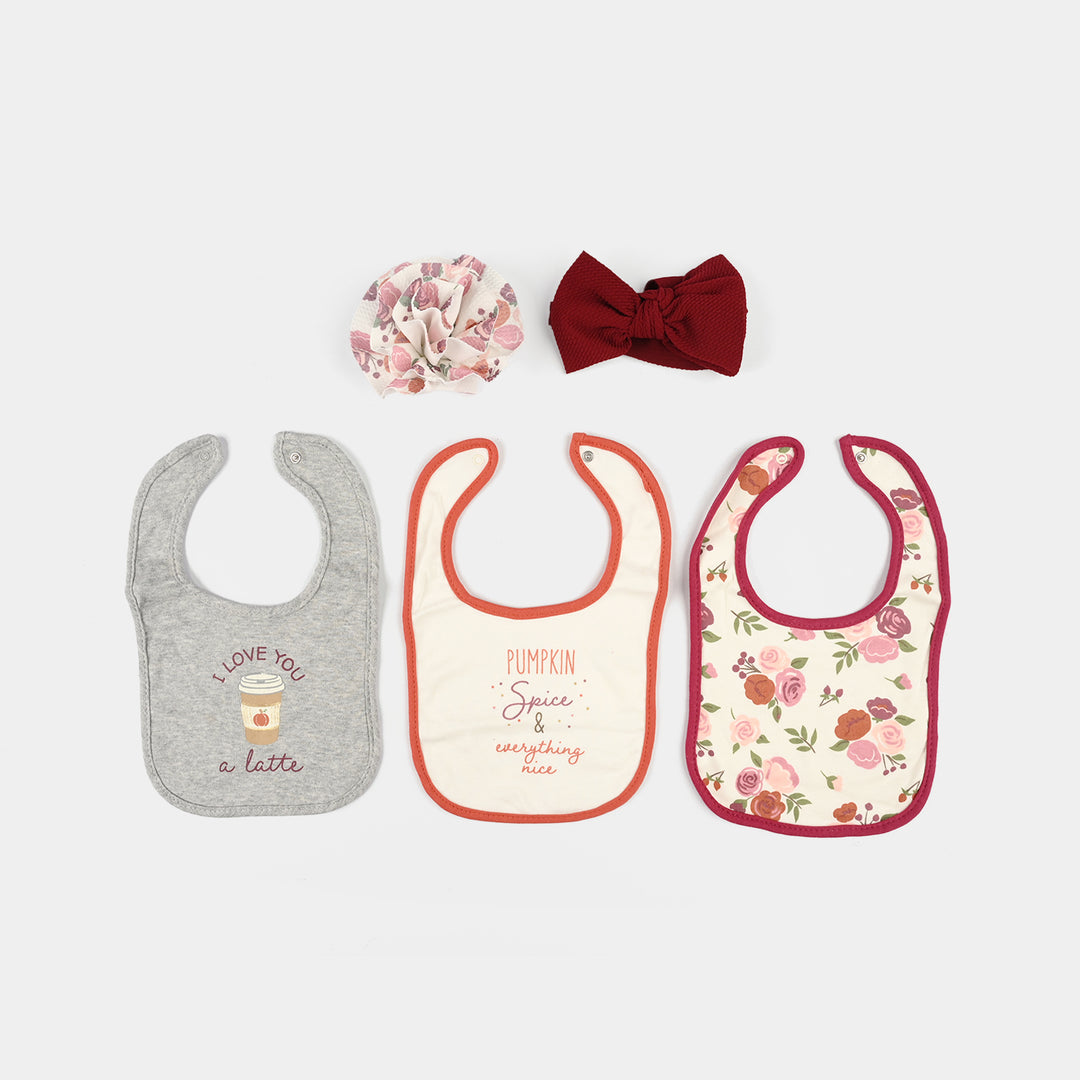 Baby Bib & Headband Set