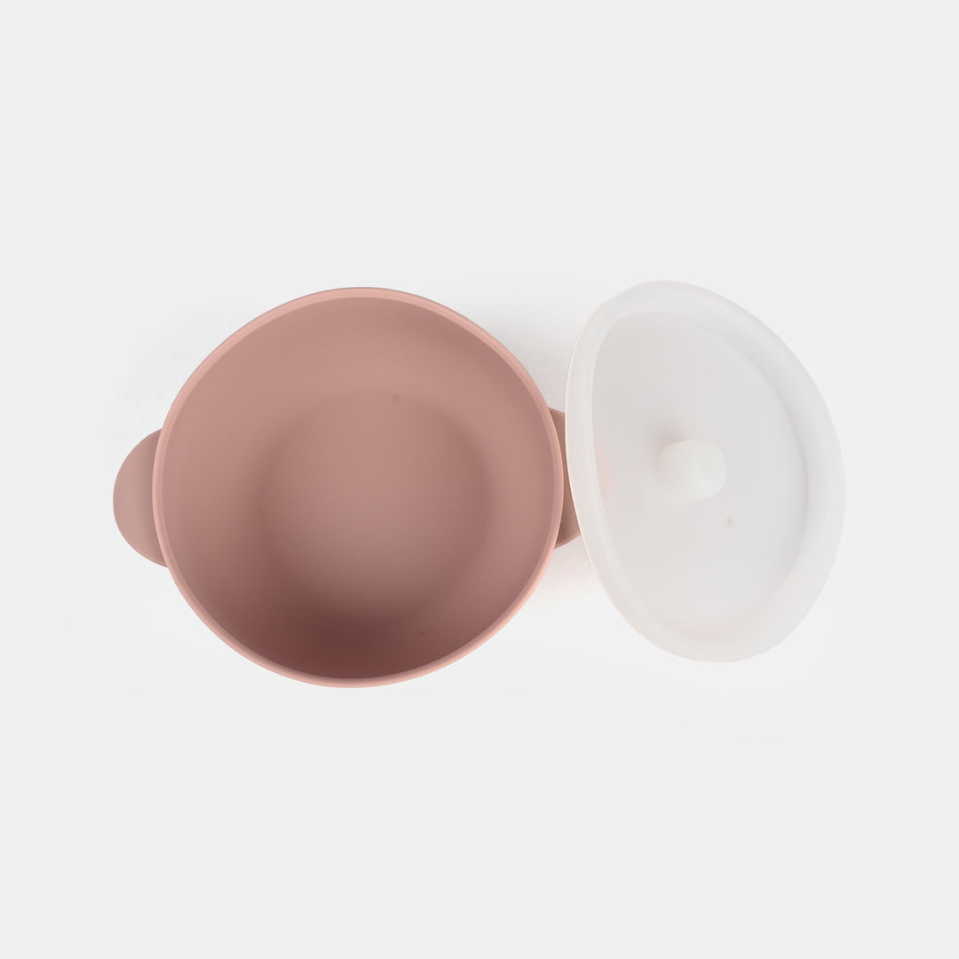 Silicone Feeding Bowl with  Spoon