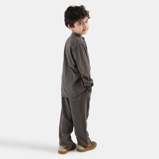 Boys Jacquard Woven Suit