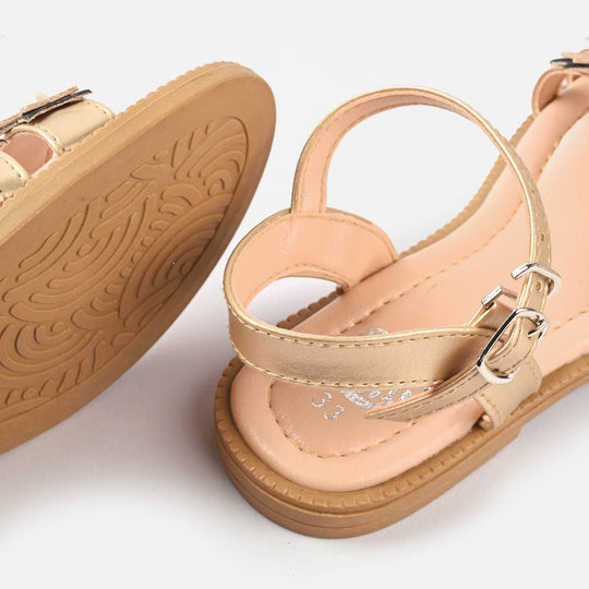 Girls Sandals 456-63-Golden