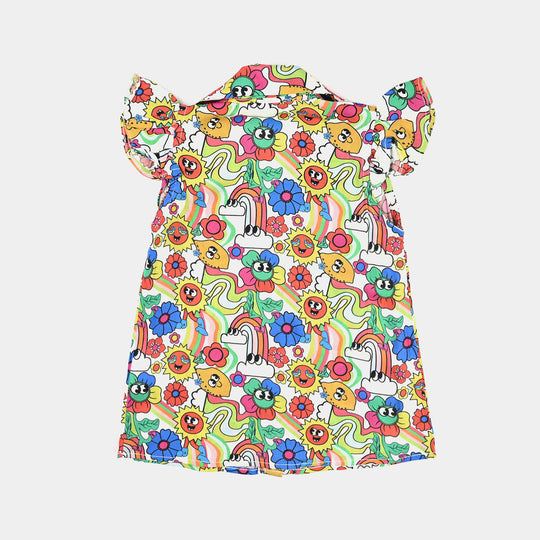 Infant Girls Viscose Casual Top Sugar Rush-Multi