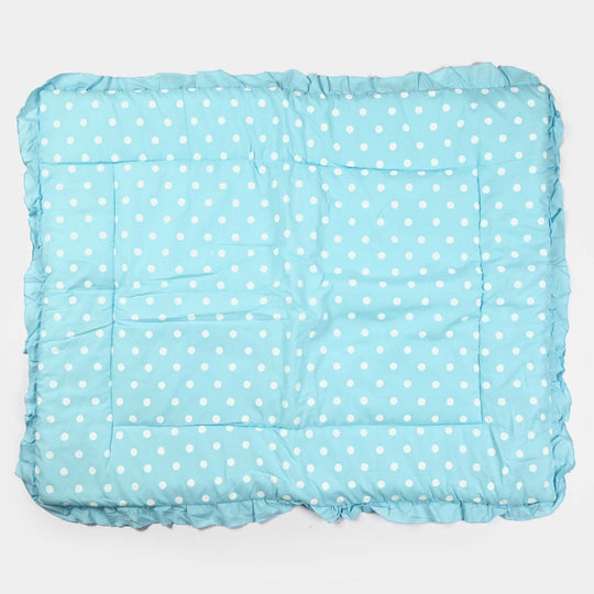 Blanket With Mattress Bear Face | Blue