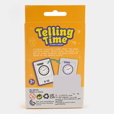 TELLING TIME FLASH CARDS FOR KIDS 36 CARDS