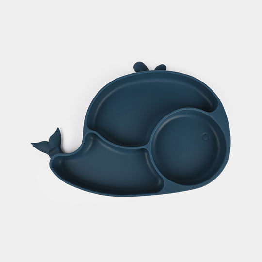 Baby Silicone Plate with Fork & Spoon Set