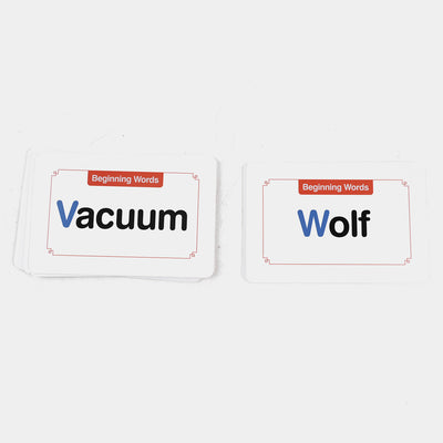 BEGINNING WORDS FLASH CARDS FOR KIDS 36 CARDS