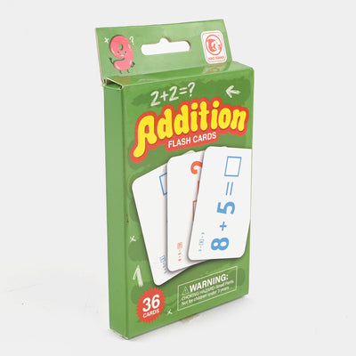 ADDITION FLASH CARDS FOR KIDS 36 CARDS
