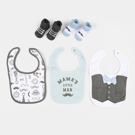 Baby Bib & Socks Set