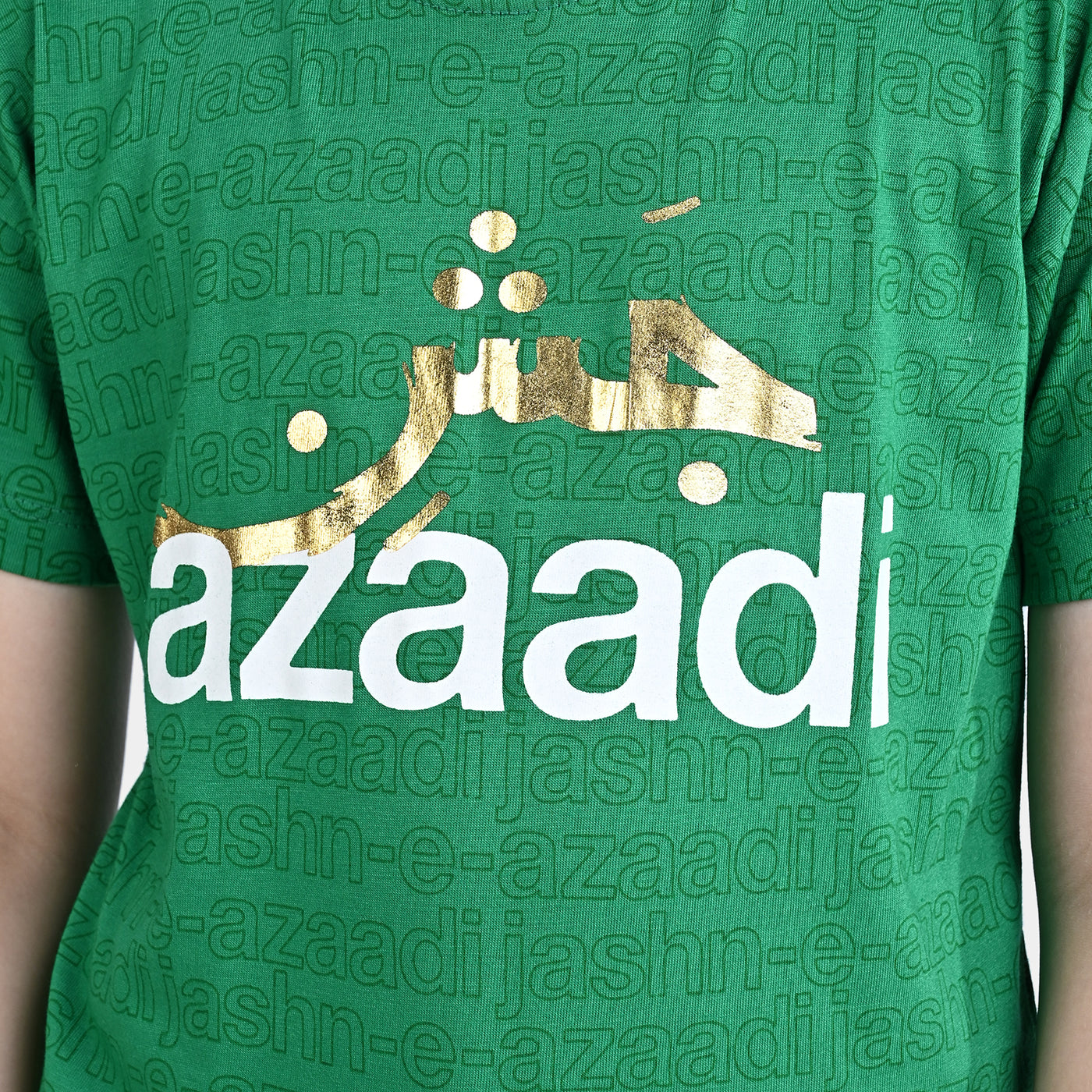 Boys PC Jersey T-Shirt H/S Jashan e Azadi-Fern Green
