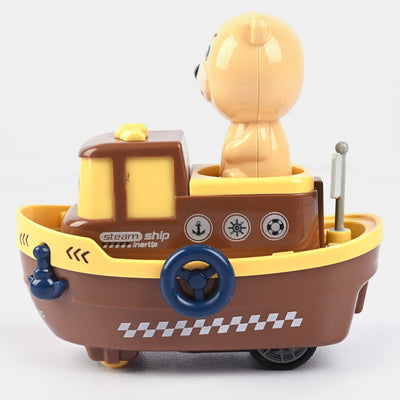 Press Bear Dinky Car Toy For Kids