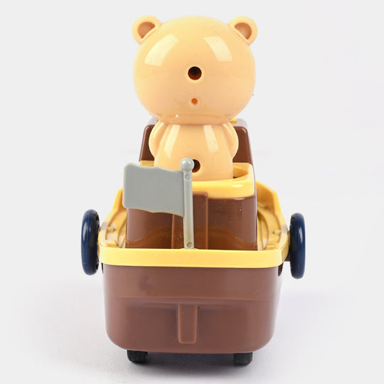 Press Bear Dinky Car Toy For Kids