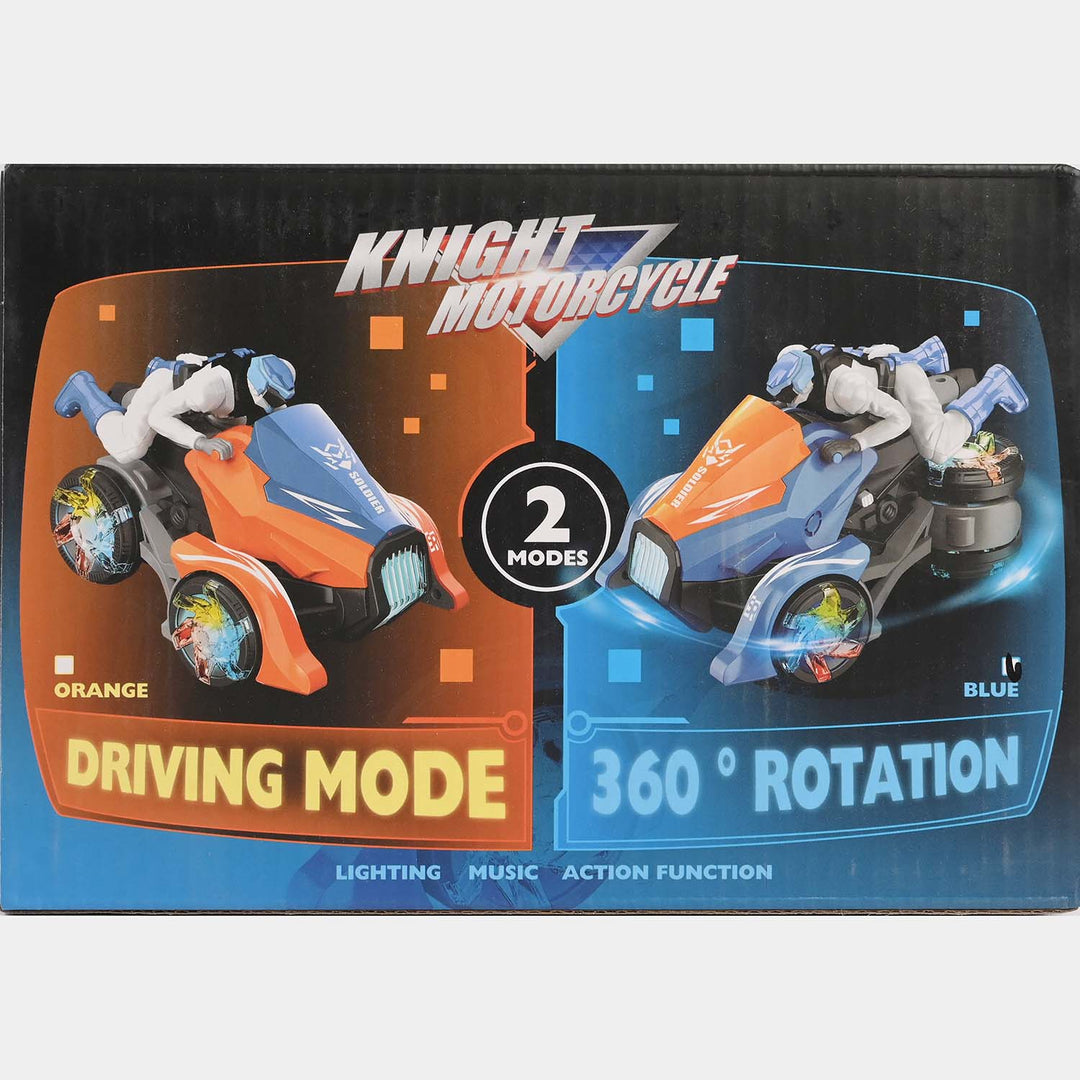 Electric Knight Motorcycle Stunt Vehicle with Light & Sound