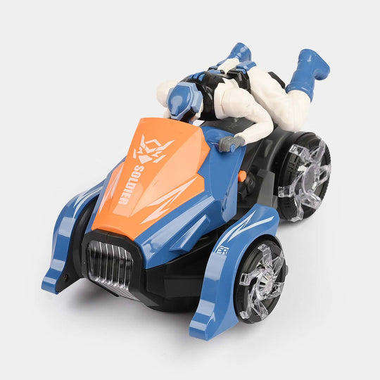 Electric Knight Motorcycle Stunt Vehicle with Light & Sound