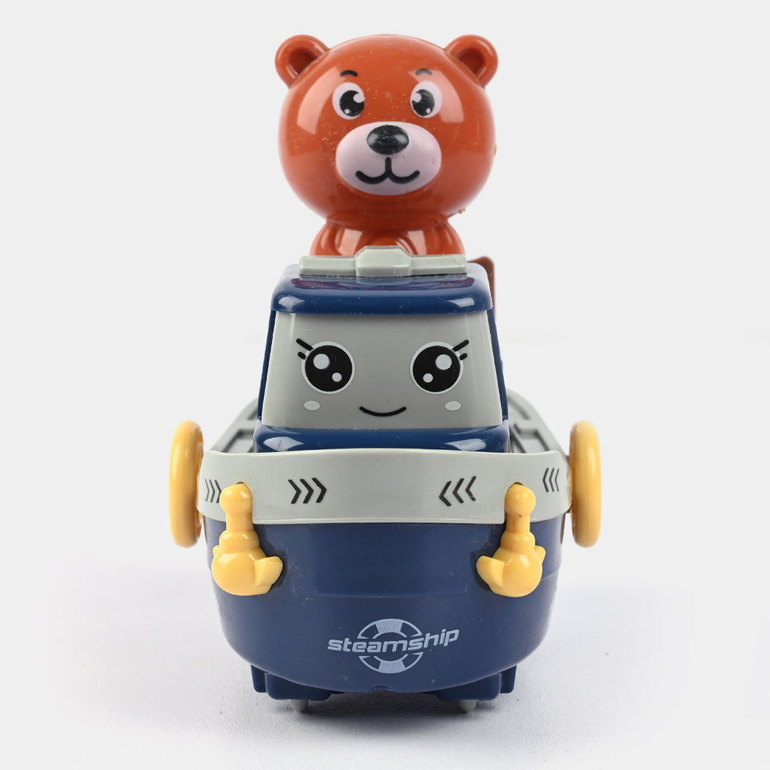 Press Bear Dinky Car Toy For Kids