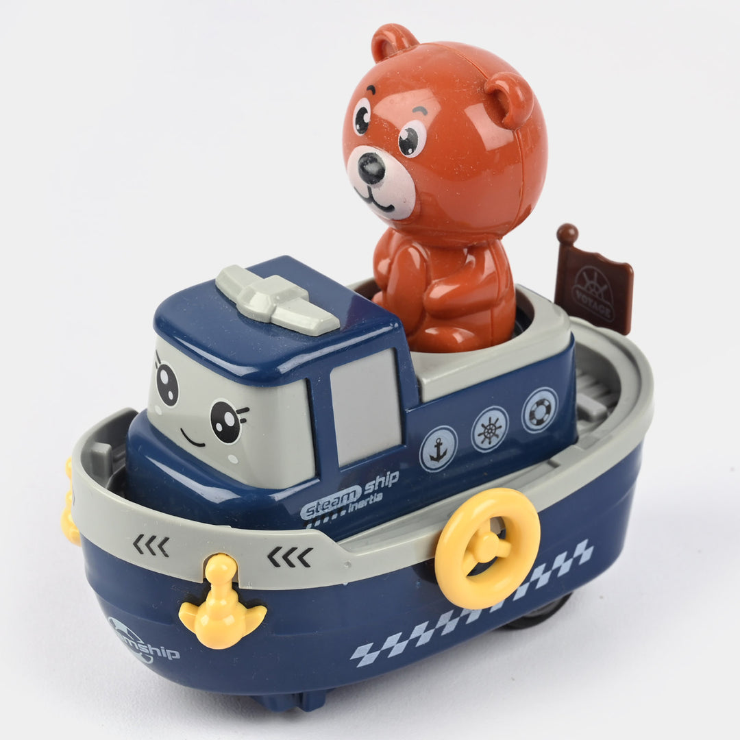 Press Bear Dinky Car Toy For Kids