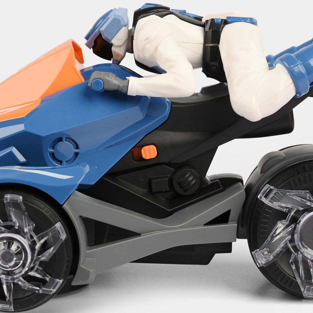 Electric Knight Motorcycle Stunt Vehicle with Light & Sound