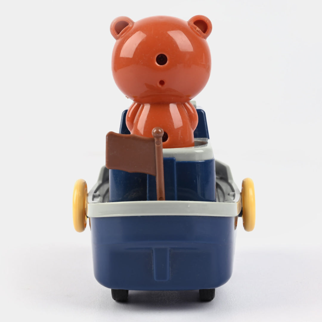 Press Bear Dinky Car Toy For Kids