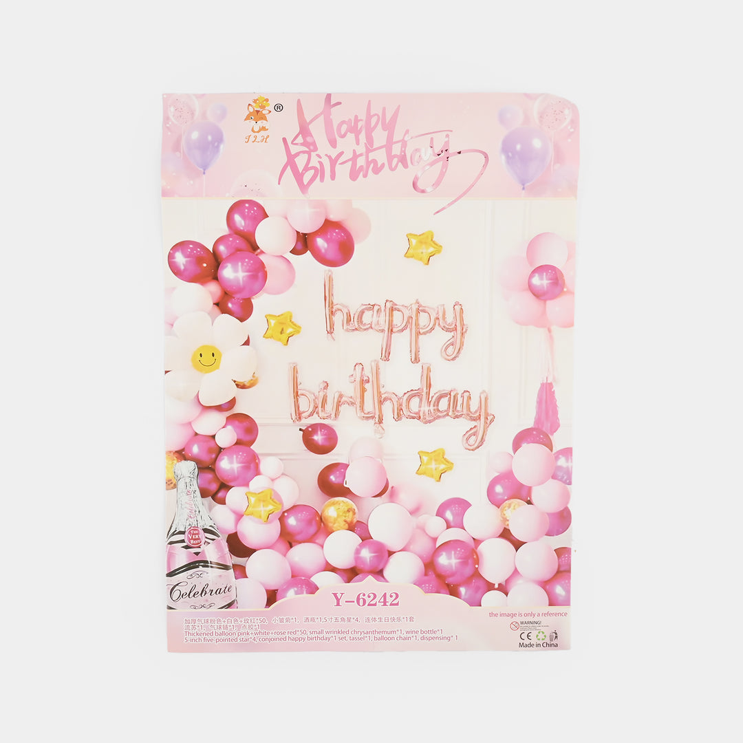 Character Theme Balloons HBD Party Decorations