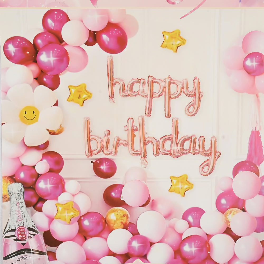 Character Theme Balloons HBD Party Decorations