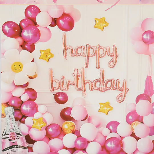 Character Theme Balloons HBD Party Decorations
