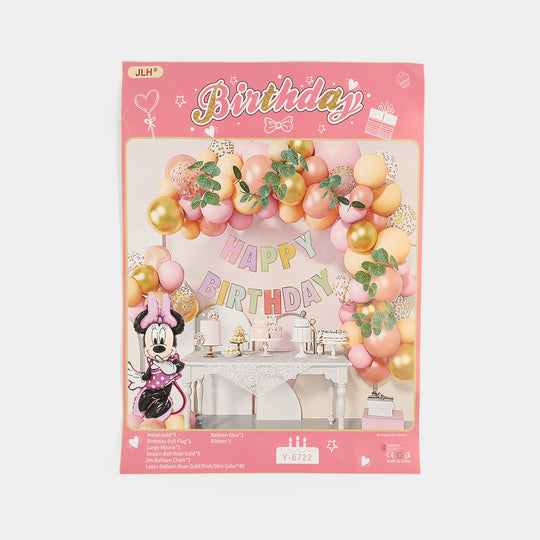 Character Theme Balloons HBD Party Decorations