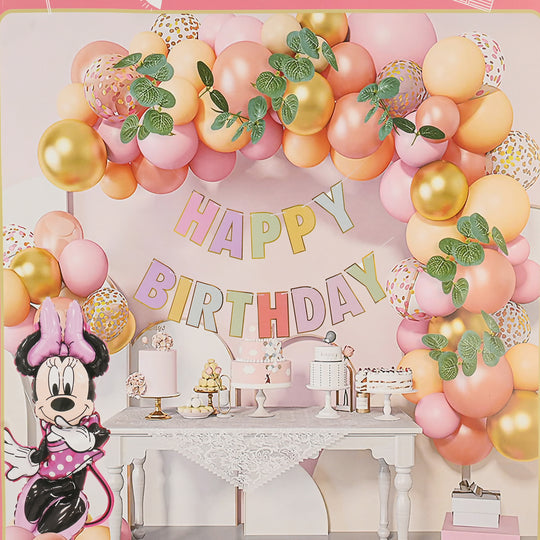 Character Theme Balloons HBD Party Decorations