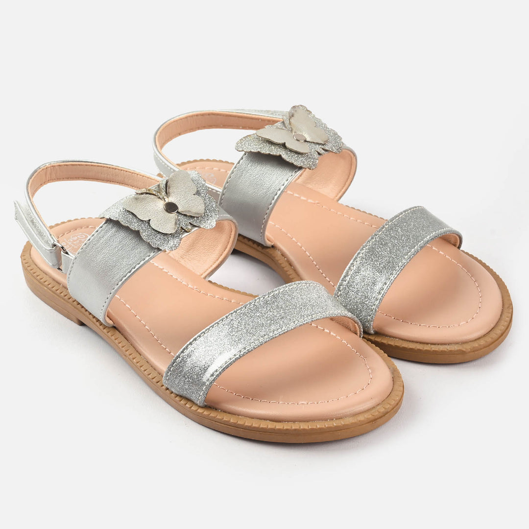 Girls Sandals 1284-SILVER