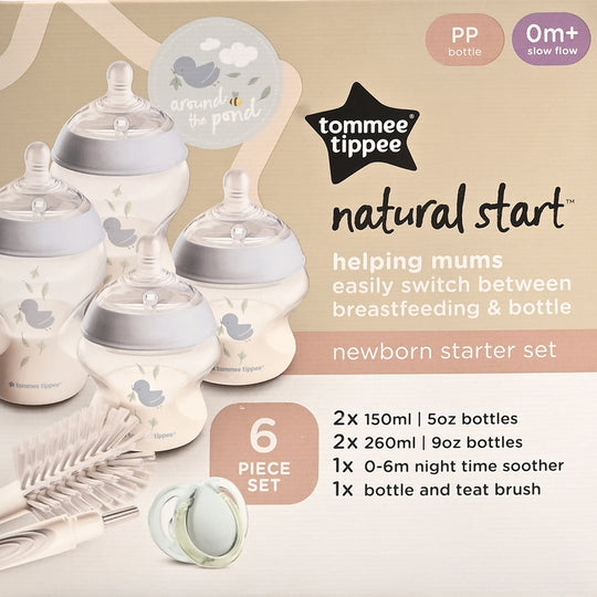 Tommee Tippee Natural Starter Kit | 6 Pieces