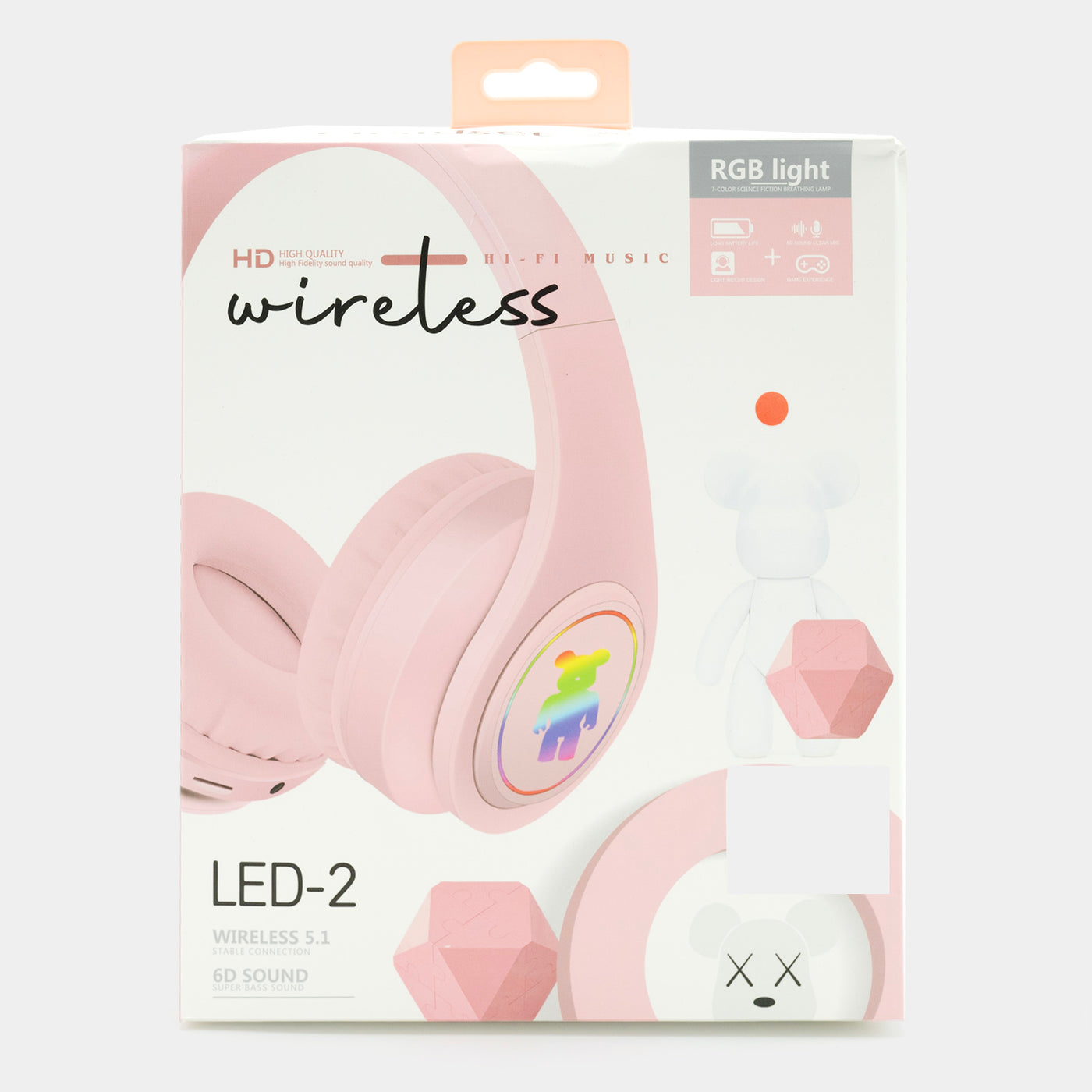 Headphone/Headset Wireless Colorful LED Lights